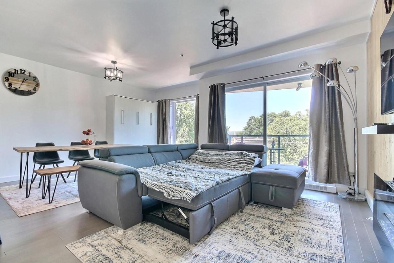 Good Vibes Only -Modern And Spacious 2 Bedroom Condo 4 Beds Free Parking, Gym Québec Dış mekan fotoğraf