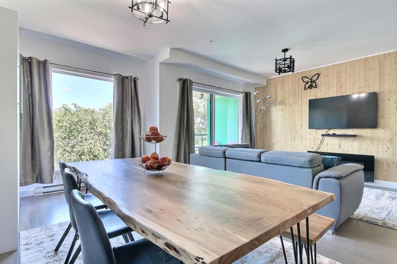 Good Vibes Only -Modern And Spacious 2 Bedroom Condo 4 Beds Free Parking, Gym Québec Dış mekan fotoğraf